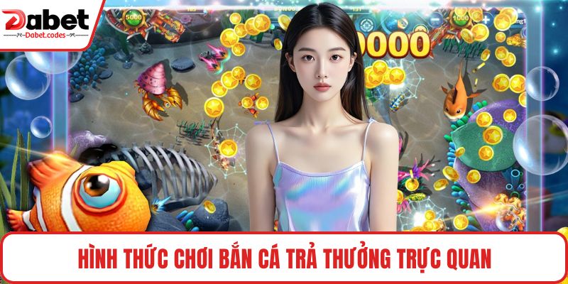 Hình thức chơi bắn cá trả thưởng trực quan